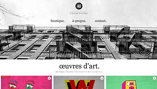 Templates de sites web E-commerce - Boutique d’art