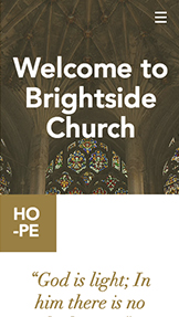 Mẫu trang web Tôn giáo – Nhà thờ