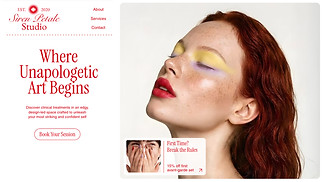 Template siti web Tutto - Beauty Salon (Soft)