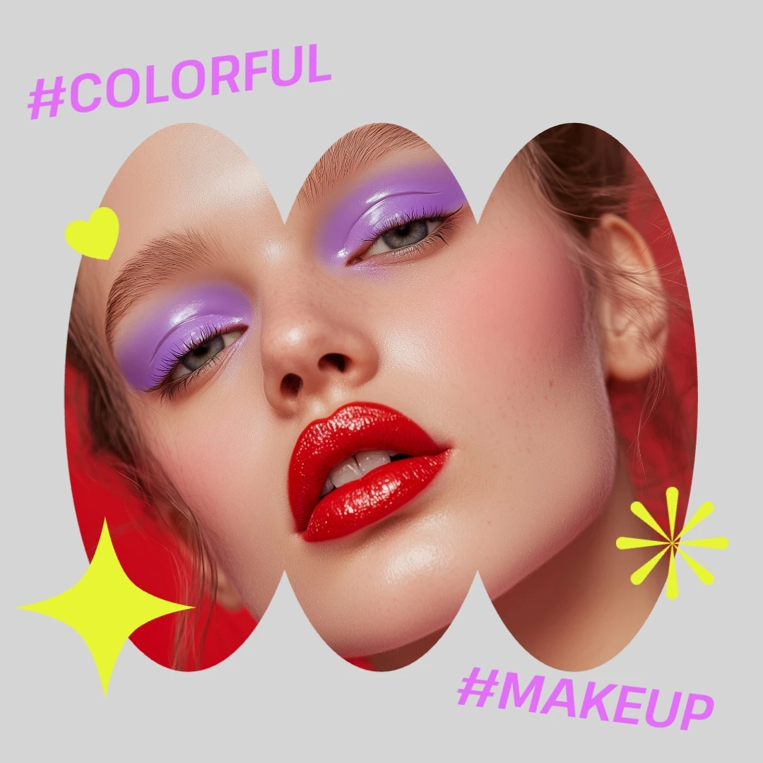 Pop Colorful Beauty Instagram Post
