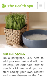 Mẫu trang web Sức khỏe – Spa