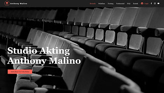 Template situs web Performing Arts – Sekolah Akting