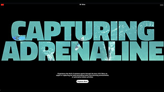  website templates - Extreme Sport Photographer (Edgy)