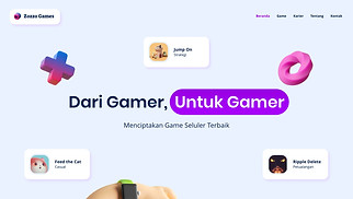 Template situs web Most Popular – Perusahaan Game