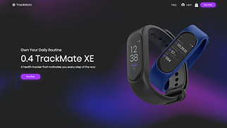 Electronics website templates - Product Landing Page