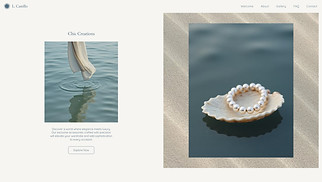 Accessories website templates - Jewelry Company (Refined)