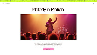 Restaurants & Food website templates - Karaoke Bar (Cheerful)