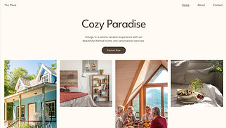 Travel & Tourism website templates - Vacation Rental (Soft)