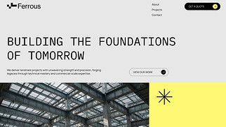 Template siti web Tutto - Impresa di Costruzioni (Robusto)