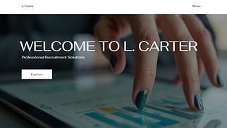 Business website templates - Recruitment Agency (Contemporary)