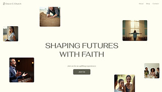 Communities website templates - Church (Dynamic)