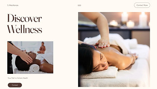 Wellness website templates - Chiropractic Clinic (Clean)
