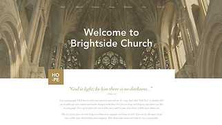 Template situs web Komunitas – Gereja
