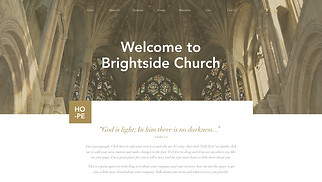 Template Religione per siti web - Chiesa