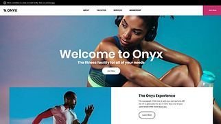 Sports & Fitness website templates - Gym