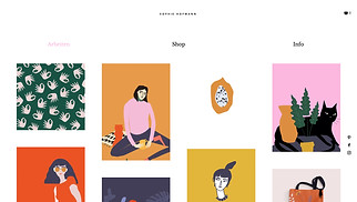 Design Website-Vorlagen - Illustrator/in