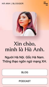 Mẫu trang web Trang đích – CV sáng tạo