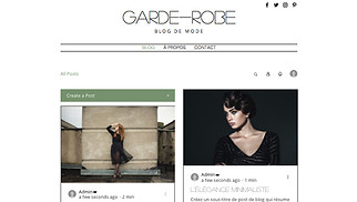 Templates de sites web Mode et style - Blog Mode