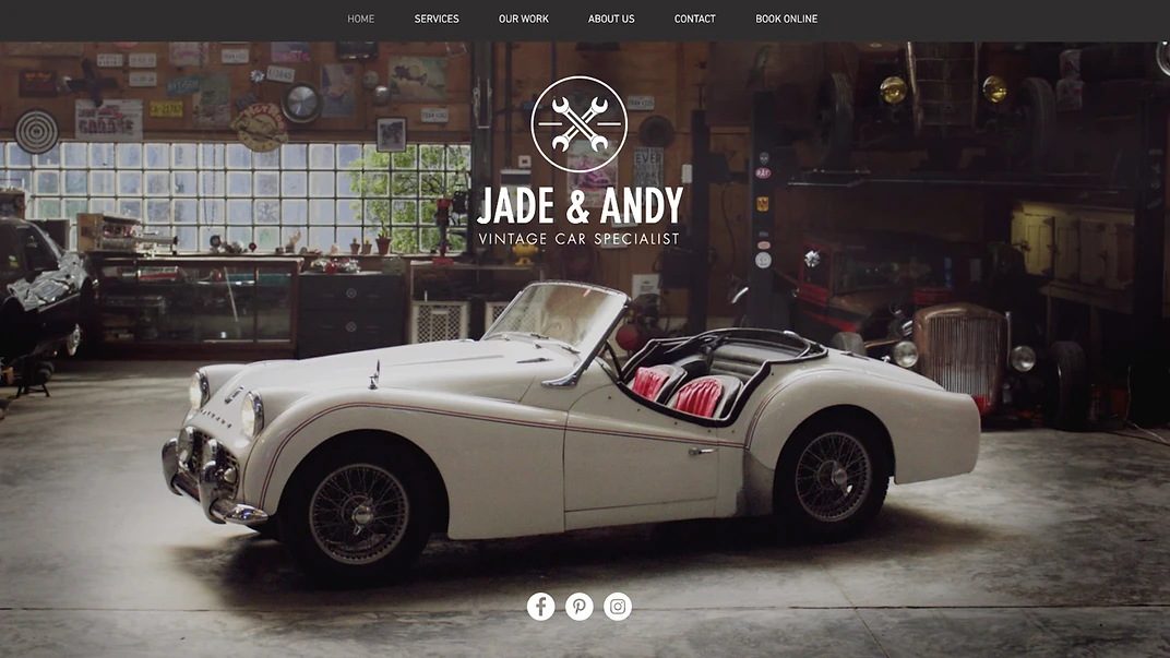 Vintage Car Garage