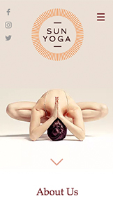 Templates de site web pour Santé et bien-être - Studio Yoga