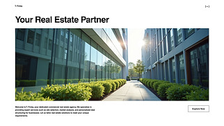Real Estate website templates - Commercial Real Estate Agent (Professional)