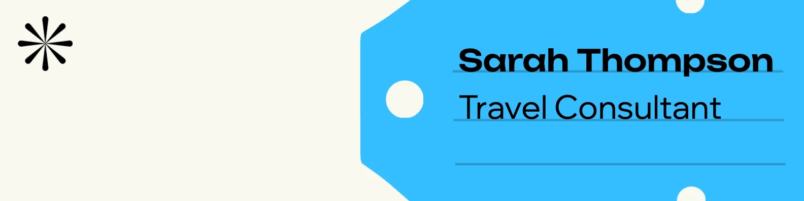 Minimalist Geometric Travel & Hospitality LinkedIn Banner