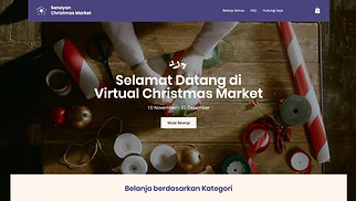 Template situs web Home & Decor – Pasar Natal Online