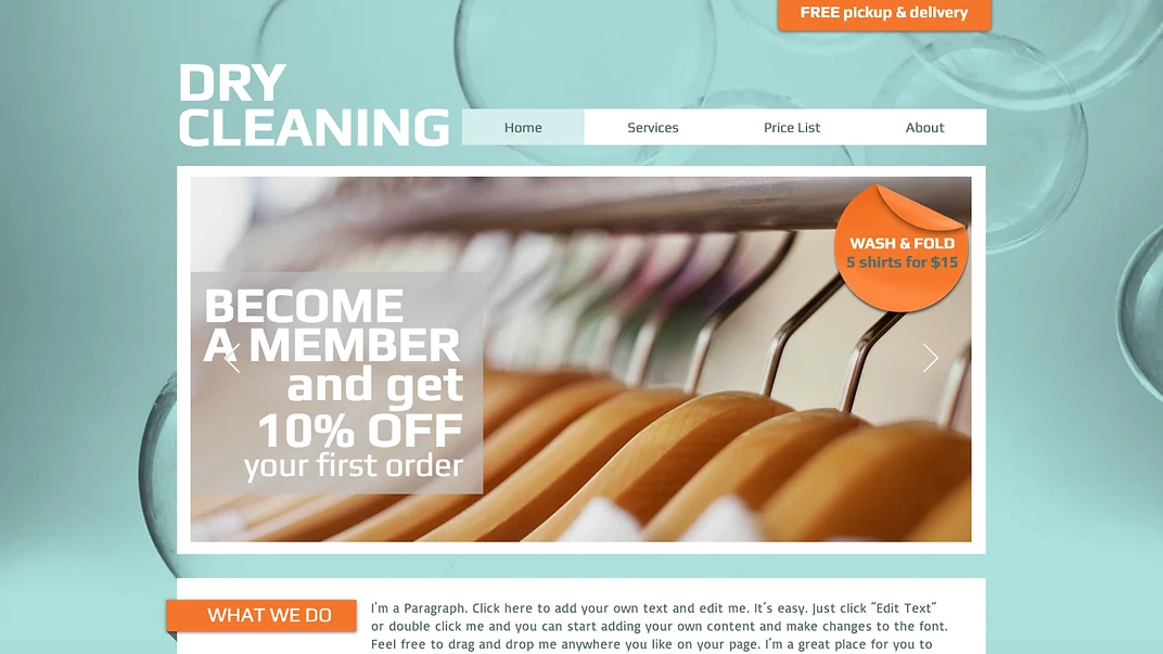 Dry Cleaning Shop