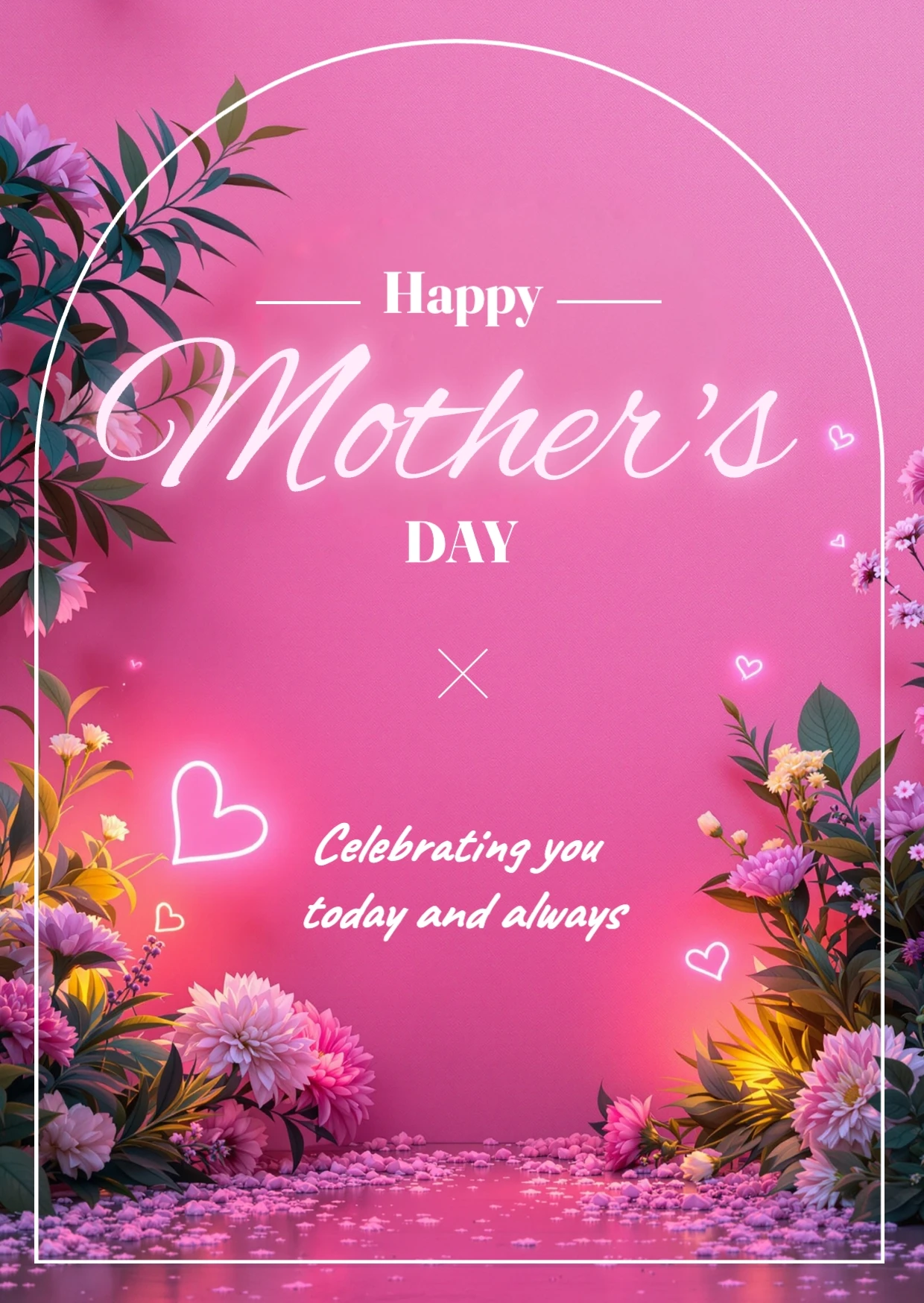 Retro Pop  Mother's Day Greeting Card