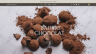 Templates de Loja Virtual - Loja de chocolates