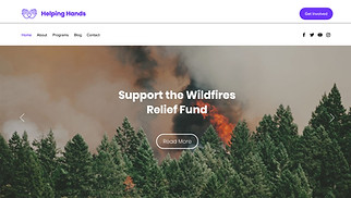 Non-Profit website templates - Environmental NGO