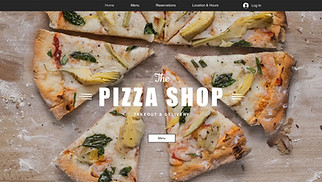 餐廳網站範本- 披薩餐廳