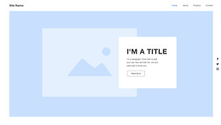 Blank Templates website templates - Overlapping Layout