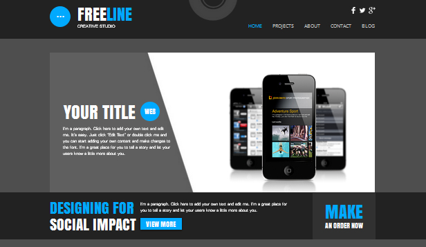 Design Studio Website Template