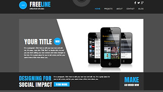 Technology & Apps website templates - Design Studio