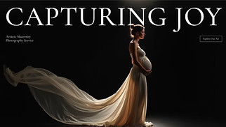 Photography website templates - Pregnancy Photographer (Artistic)