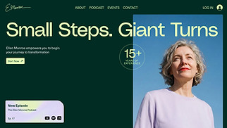  website templates - Life Coach (Energetic)