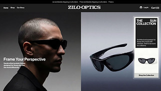 Шаблони у категорії «eCommerce» — «Eyewear Store (Trendy)»