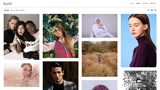 出版＆商業写真 サイトテンプレート - ファッションフォト 