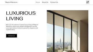 Travel & Tourism website templates - Rental Apartments (Sleek)