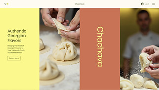 Restaurants & Food website templates - Georgian Restaurant (Rustic)