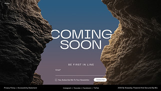One Page website templates - Coming Soon (Business)