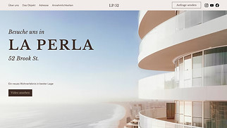 Alle Website-Vorlagen - Immobilien-Landingpage (Stilvoll)
