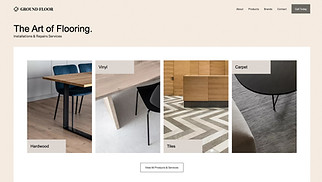 Business website templates - Flooring Company