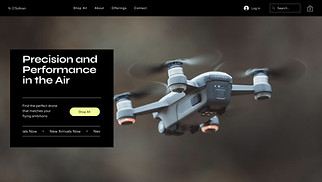 Electronics website templates - Online Drone Store (Edgy)