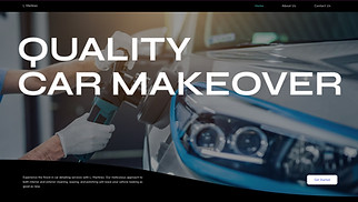 Industrial website templates - Car Detailing Company (Modern)