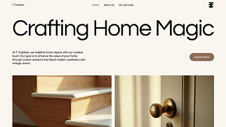 Services & Maintenance website templates - Handyman (Craftsman)