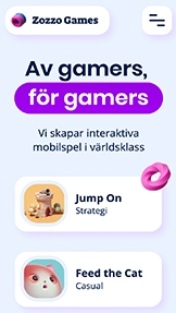 Företag website templates – Spelföretag