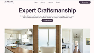 Construction website templates - Construction Company (Modern)