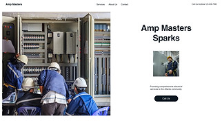  website templates - Electrician (Professional)